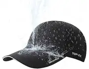 [TOP-EX] XL/XXL Unisex Waterproof All Weather Cap, Sun Rain Protection Baseball Cap for Running & Golf & Walking - Packable & Lightweight, 56-66CM