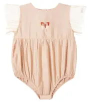 [Donsje] Donsje Baby Vailen embroidered bodysuit M 18-24 pink