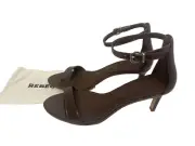 Rebecca Allen Women's All Day Two Strap Heeled Sandal, Nude I Brown 8.5 new