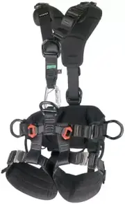 CAMP Access XT Black Full Body Harness ANSI Adjustable Size S - L