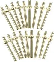 Gogogmee Cribbage Board Pegs Set 100Pcs Metal Scoring Pegs Easy to Use for Playing Card Game Score Tracking