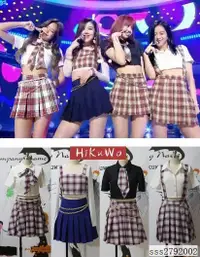 在飛比找樂天市場購物網優惠-BLACKPINK演出服as if your last打歌服