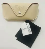 PAGANI LEATHER SUNGLASS CASE - BEIGE ( Case Only)