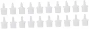 FRCOLOR Eyelash Extension Bottle Nozzles Replacement Head Caps Lash Nozzles for Fake Lashes