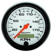Autometer Phantom Speedo In Dash Electronic Kmh - 190mph, 3 3/8 Inch, AU5887-M