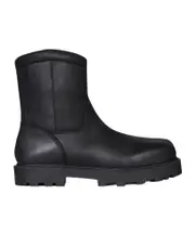Storm ankle boots in nubuck with zip 40,41,42,43 black
