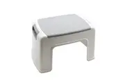 Boxsweden H21cm Multi-Purpose Kids Plastic Single Step Stool Ladder Grey