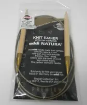 Addi Skacel NATURA Circular Knitting Needles Bamboo 47" US 13