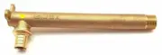Rehau BRASS 19BP ELBOW Compression Sleeve- 16mmx1/2"x90mm Or 16mmx1/2"x200mm