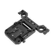 CAMVATE Mini V Lock Female Mount with 19mm Railblock for DSLR Camera Battery