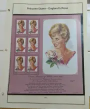 Princess Diana Commemorative Stamps Palau 1997
