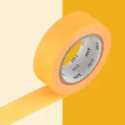 Masking Tape MT 1,5 CM Plain Neon Orange