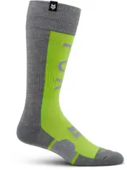 FOX 360 Divider Motocross Socks, grey-yellow, Size L for Men Grey Yellow