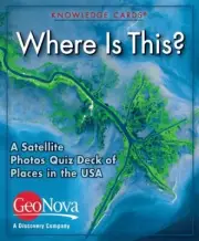 GEONOVA Knowledge Cards Where is this? A Satellite Quiz Deck of Cards