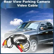 Car Reverse Rear View Parking Camera Video Cable BNC+DC 5M Black