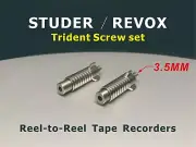 2 X STUDER REVOX Trident Screw set Screw diameter 3.5mm