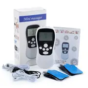 Electric Professional Muscle Stimulator Physiotherapy 8 Modes EMS Unit Machine Electrostimulator Pulse Body Massager Pads