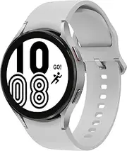 [Samsung] Galaxy Watch4 Round Bluetooth Smartwatch, Wear OS, Fitness Watch, Fitness Tracker, 44mm, Silver
