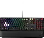 ASUS ROG Strix Scope Deluxe RGB Wired Mechanical Gaming Keyboard with Cherry MX Switches (Red Switches), Black 90MP01I0-B0UA00