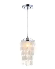 JONATHAN Y Designs Cayla 14.5-86.5in Seashell Chandelier Pendant