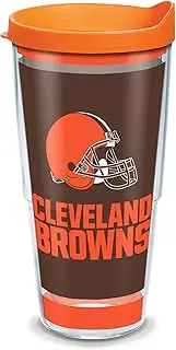 Tervis Insulated Tumbler with Wrap and Orange Travel Lid Orange Lid 24 oz - Tritan Clear