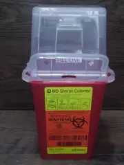 NEW ~ BD Sharps Container/Collector 1.5 qt (1.4 L) With Biohazard Warning Label