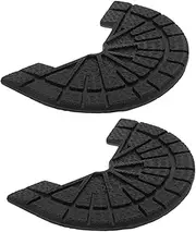 Ipetboom 1 Pair Nonslip Rubber Heel Pad Replacement for Sneakers and Boots Durable Shoe Sole Protectors Compact Heel Repair Pads Long Lasting for Worn Out Shoe Soles