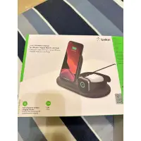 在飛比找蝦皮購物優惠-BELKIN 三合一無線充電座-iPhone、Apple W