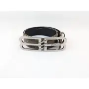Balenciaga BB Signature Belt 40 BB Monogram in Beige / Brown BNWB 100