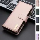 Leather Case For Samsung Galaxy Z Fold 3/4/5/6 Luxury Wallet Stand Phone Cover