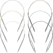 Circular Knitting Needles 16 Inch Set Round Metal Kit Size 13 10 8 6 2.5 0