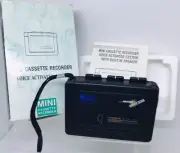 NEW NIB Vtg Voice Recorder Cassette Tape Handheld Portable Player MIC Walkman