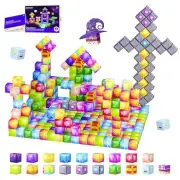 SILYMOLY Magnetic Blocks, Jewel Adventures Edition, Magnetic Building Cubes, ...