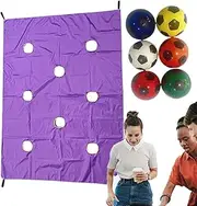 Uoqpty Hole Tarp Team Building Game | Teamwork Games Group Learning Activity | Teambuilding Toys Outdoor Sports Equipment for Teens Youth Adults