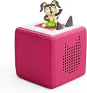 Toniebox Audio Player Starter Set with Playtime Puppy - Listen, Learn, and Play with One Huggable Little Box - Pink