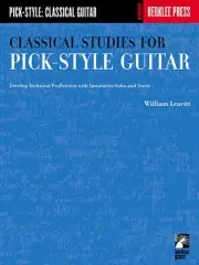 Classical Studies for Pick Style Guitar 1 Lessons Berklee Press Tab Book