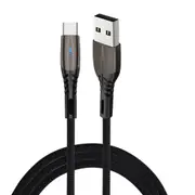 2PCS 5A Micro USB Indicator Fast Charging Data Cable For HUAWEI P30 Mate 20Pro XIAOMI MI8 MI9 Redmi 7A Redmi 6Pro OUKITEL Y4800 BLACK COLOR