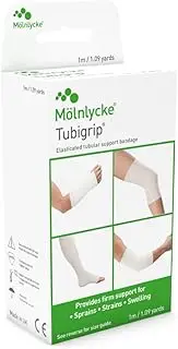 Tubigrip F Beige x 1m | Firm Support for Sprains, Strains and Swelling of large knees and small thighs