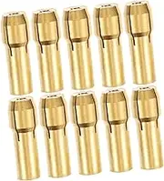 Vaguelly 10pcs Replacement Die Collet for Electric Grinders Durable Chuck Design Secure Tool Change Suitable for Household and Industrial Use