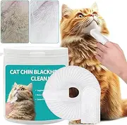 Mumoo Bear 50 Counts Dog Chin Care Finger Wipes - No-Rinse Chin Cleaning Finger Wipes for Dog & Cats - Chin Brushing Kit Wipes for Dog - Disposable Dog Wipes (Unscented)