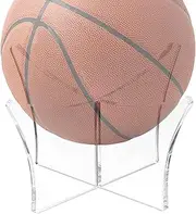 Acrylic Ball Display Stand, Acrylic Tennis Ball Stand, Transparent Football Holder, Volleyball Stand, Ball Storage Holder for Presentation for Football, Basketball, Football, Volleyball