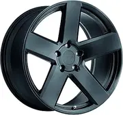TSW BRISTOL Black Wheel with Painted Finish (17 x 8. inches /5 x 112 mm, 45 mm Offset)