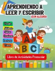 Aprendiendo a Leer y Escribir con Alegría: Libro de Actividades Preescolar, apre