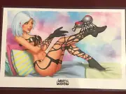 WHITE WIDOW SEXY Jenna Powell Print 11 x 17"