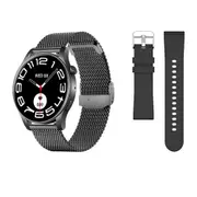 Smartwatch for Men 1.43" Touchscreen Smart Watch Answer/Make Call with Sleep Monitor 100+ Sports Modes Fitness Tracker for Android iOS(1Pack-Black)