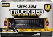 Rust-Oleum Professional Truck Bed Liner Kit – Durable 2-Part Epoxy, Cross-Linking Technology for Ultimate Protection, Easy DIY Application for Long-lasting Vehicle Care for Trailers, Trucks, Utes