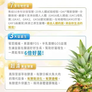 【葡萄王】益菌王粉末顆粒 x4盒 共120入(益生菌 鳳梨酵素)