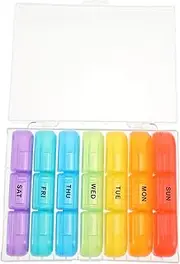 WOFASHPURET 1Set Separable Medicine Organizer Case Compartment Travel Pill Container for Outdoor Use Durable and Hygienic Travel Medicine Bag for Keeping Medications Separate