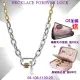 【CHARRIOL 夏利豪】Necklace項鍊系列 Forever Lock 永恆之鎖雙色款-加雙重贈品 C6(08-108-1139-29)