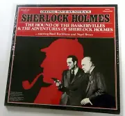 SHERLOCK HOLMES Hound of Baskervilles LP BOX SEALED Basil Rathbone Nigel Bruce
